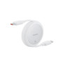 Кабель Baseus Free2Pull Mini Charging Type-C to Type-C 60W 1m, Moon White