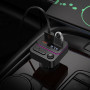 Автомобільний зарядний пристрій з FM-модулятором BOROFONE BC60 35W BT FM transmitter, Black