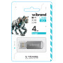 USB - флешка Wibrand USB 2.0 Cougar 4Gb, Silver