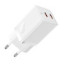Сетевое зарядное устройство Baseus GaN5 Pro Fast Charger PD40W / QC3,0, White