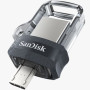 USB-флешка SanDisk USB 3.0 Ultra Dual OTG 64Gb (150 Mb/s), Silver