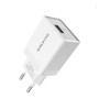 Сетевое зарядное устройство BOROFONE BA20A Sharp 10.5W cable Micro-USB 1m, White