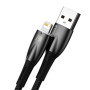 Data Кабель Baseus Glimmer Series USB to Lightning 2.4A 2m, Black ( CADH000301 )