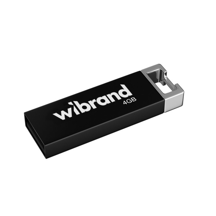 USB - флешка Wibrand USB 2.0 Chameleon 4Gb, Black