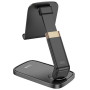 Держатель для телефона Hoco HD8 Blackfish folding desktop stand, Black