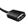 Кабель - удлинитель Baseus AirJoy Series USB2.0 Extension 0.5m, Cluster Black