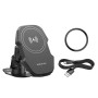 Автомобильный держатель BOROFONE BH216 с функцией беспроводной зарядки, Black