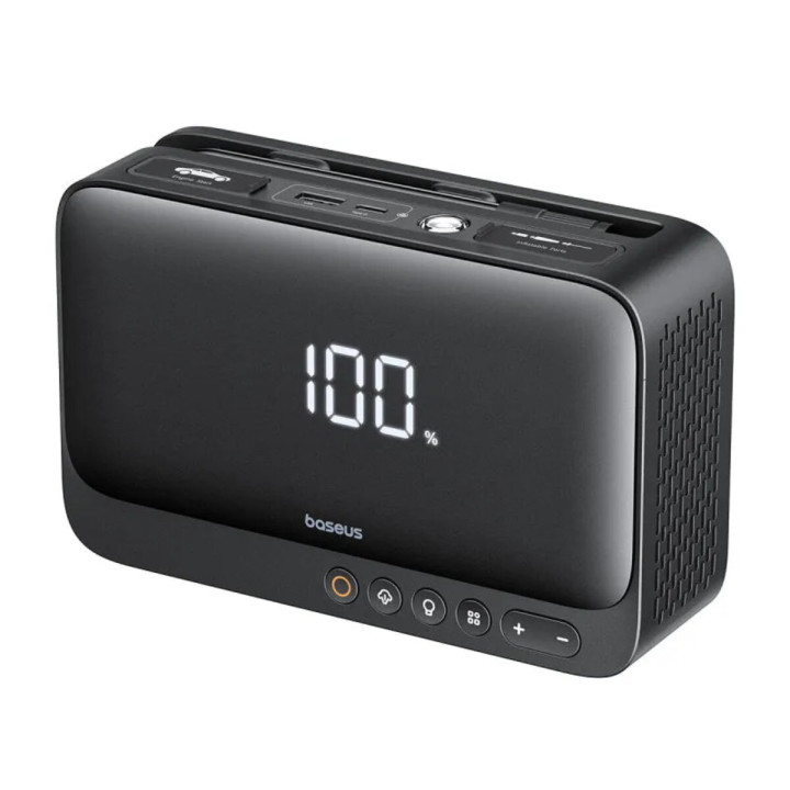 Автомобильное пуско-зарядное устройство Baseus Super Energy Pro+ 4-in-1 600A 12000 mAh, Cluster Black