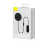 Магнитный автодержатель с беспроводной зарядкой Baseus CW01 40W, Black