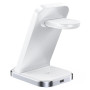 Беспроводное зарядное устройство ACEFAST E15 desktop 3-in-1 wireless charging stand, White