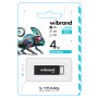 USB - флешка Wibrand USB 2.0 Chameleon 4Gb, Black