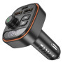 FM-модулятор BOROFONE BC59 Heroic car BT FM transmitter, Black