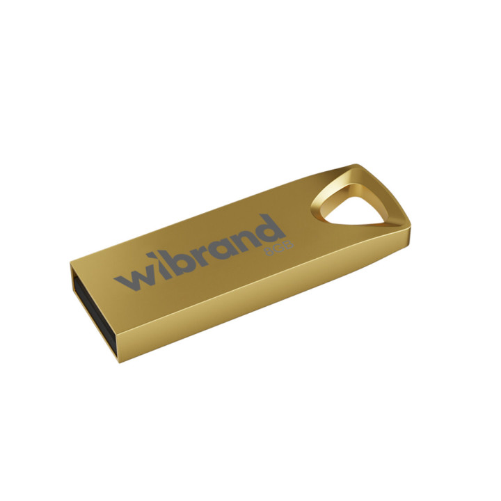 USB - флешка Wibrand USB 2.0 Taipan 8Gb, Gold