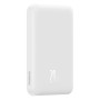 Внешний аккумулятор Power Bank Baseus Magnetic Mini Wireless 5000mAh 20W, White