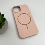 Чехол Cosmic Silicone Case Magnetic для iPhone 15, Pink Sand