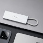 USB-Hub Xiaomi Type-C - HDMI / USB3.0 × 3 / PD, Silver