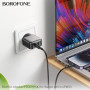 Сетевое зарядное устройство BOROFONE BAS55A PD30W / QC3.0 cable Type-C to Lightning, Black