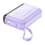 Портативная батарея Power Bank HOCO J139 Hero 22.5W + PD20W cable Type-C 10000mAh, Purple