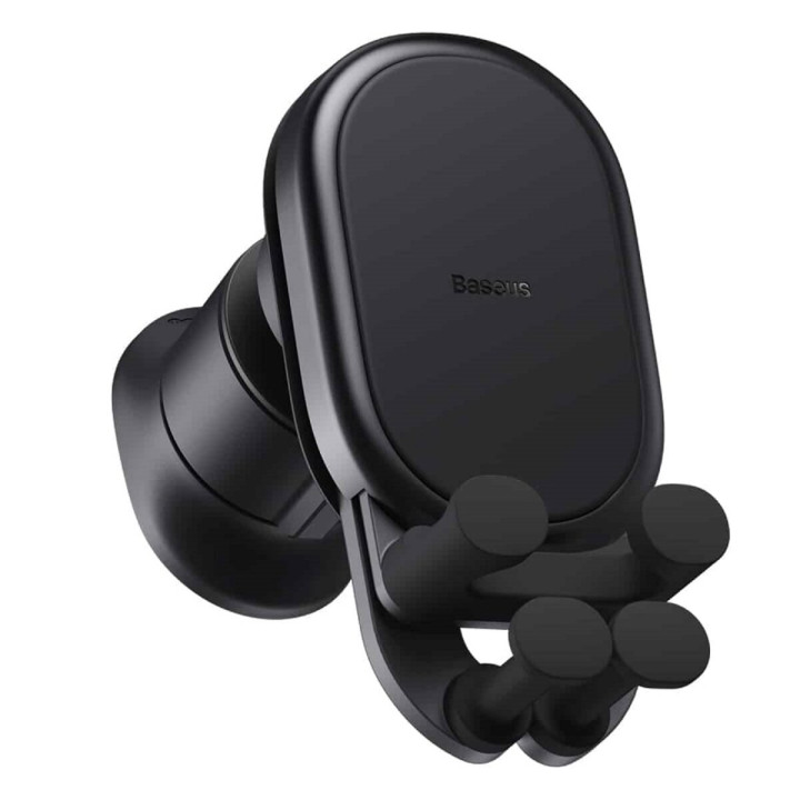 Автомобильный держатель для телефона Baseus Stable Gravitational Wireless Charging Car Mount Pro 15W, Black