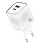 Сетевое зарядное устройство WUW C228 PD30W / QC3.0, White