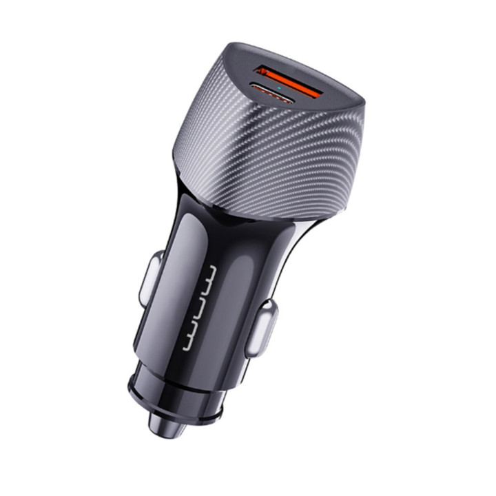 Автомобильное зарядное устройство WUW C206 PD20W / QC3.0, Grey