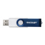 USB флешка Patriot Gen 1 Xporter X550 USB 3.2 + Type-C 256GB, White-Blue