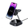 Беспроводное зарядное устройство ACEFAST E16 15W desktop 3-in-1 wireless charging holder, Black