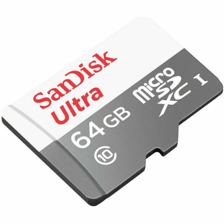 Карта памяти microSDXC SanDisk UHS-1 Ultra A1 64Gb class 10
