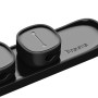 Держатель-зажим для кабеля магнитный Baseus Peas Cable Clip, Black