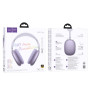 Беспроводные Bluetooth наушники HOCO W65 Plus 400 mAh, Purple