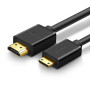 Видео кабель UGREEN Mini HDMI to HDMI 4K Male to Male 1.5m, Black