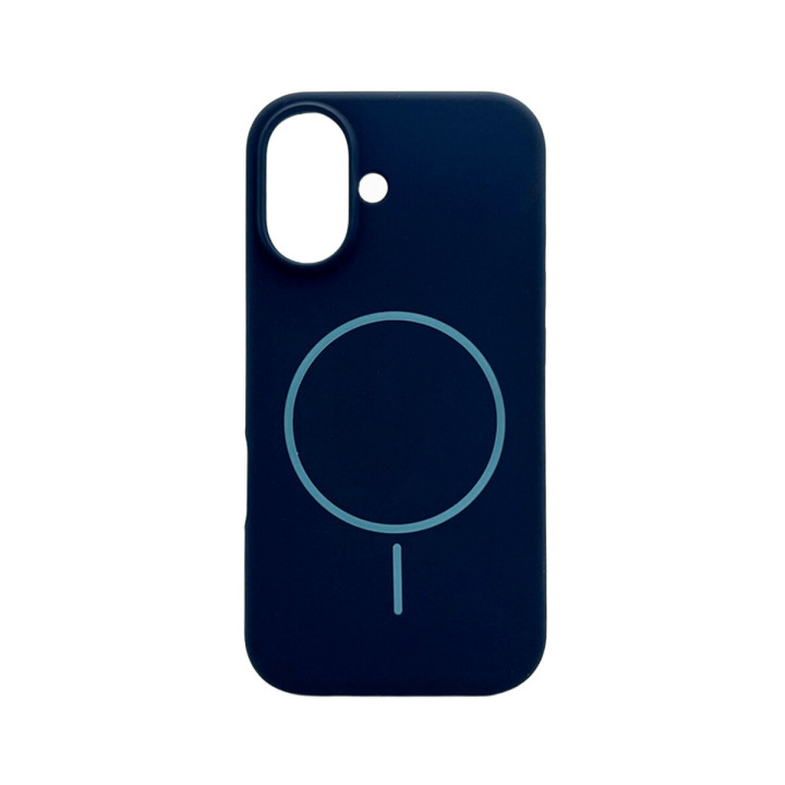Чехол Cosmic Silicone Case Magnetic для iPhone 16, Dark Blue
