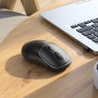 Беспроводная Bluetooth мышь Hoco GM25 Royal dual-mode business wireless mouse, Dark Night Black