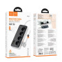 Сетевой удлинитель HOCO AC22 Sunlight 4-bit PD30W EU/GER 3m, Black