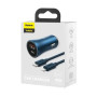 Автомобильное зарядное устройство Baseus Golden Contactor Pro Dual Fast Charger Car Charger C / C 40W, Blue ( CGJP000003 )