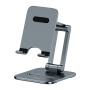 Держатель для мобильного Baseus Desktop Biaxial Foldable Metal Stand, Grey