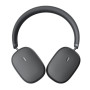 Bluetooth наушники - гарнитура Baseus Bowie H1 Noise-Cancellation Wireless Headphones 400 mAh, Grey