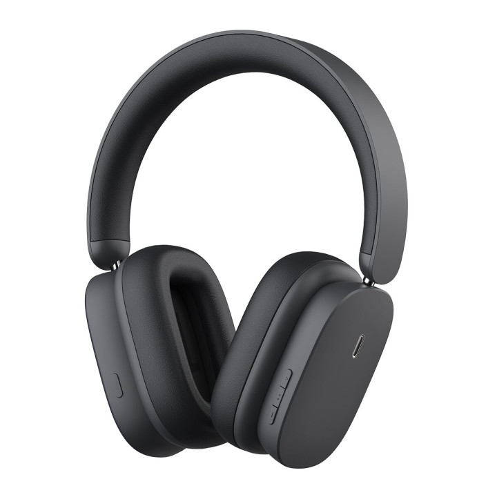Bluetooth наушники - гарнитура Baseus Bowie H1 Noise-Cancellation Wireless Headphones 400 mAh, Grey
