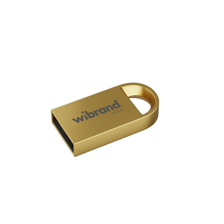 USB - флешка Wibrand USB 2.0 Lynx 32Gb, Gold