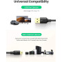 Кабель UGREEN US132 USB 2.0 A Male to Mini 5 Pin Male 2m, Black