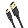 Кабель UGREEN US132 USB 2.0 A Male to Mini 5 Pin Male 2m, Black