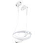 Вакуумные проводные наушники Hoco M101 Pro Type-C, White