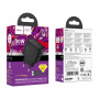 Сетевое зарядное устройство Hoco CS61A 1USB / 1USB-C PD / QC 30W кабель Type-C to Type-C, Black