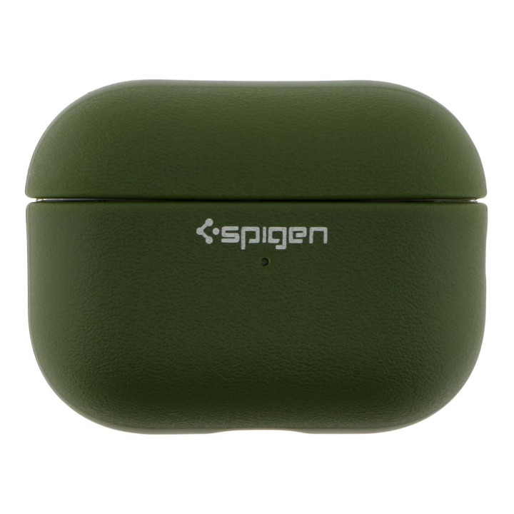 Чехол TPU Spigen Leather Armor для Airpods Pro, Pitch Green
