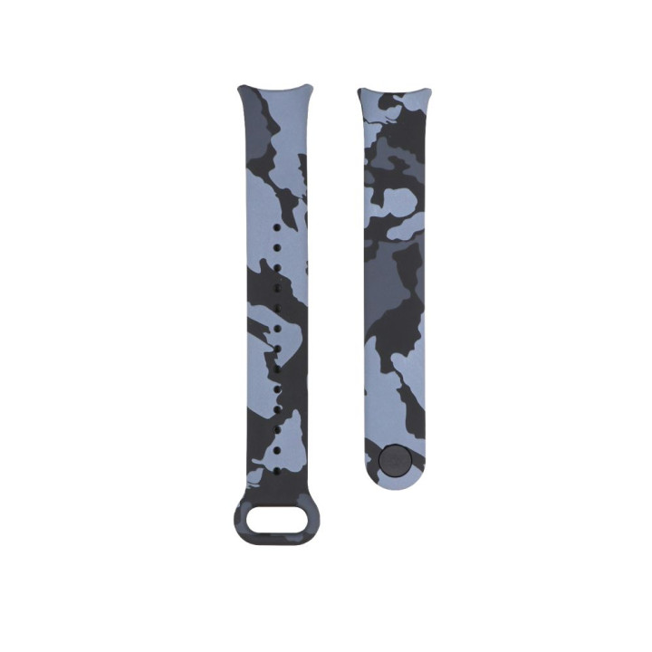 Ремешок Silicone для Xiaomi Mi Band 8 / 9, Сamouflage Blue