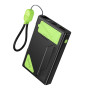 Внешний аккумулятор Power Bank Hoco DB83 magnetic 22.5W PD20W 10000mAh, black-green