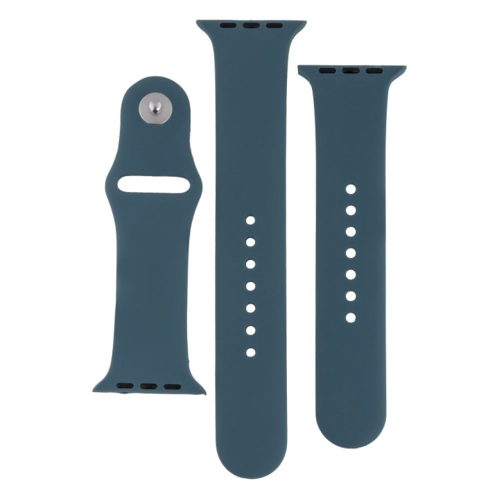 Ремешок Silicone Two-Piece для Apple Watch 42 / 44mm, 62, Granny grey