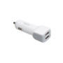Aвтомобильное зарядное устройство Hoco Z23 2USB cable Lightning 1m, White
