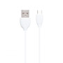 Автомобильное Зарядное Устройство Borofone BZ12A USB QC 3.0 3A cable Type-C 1m, White