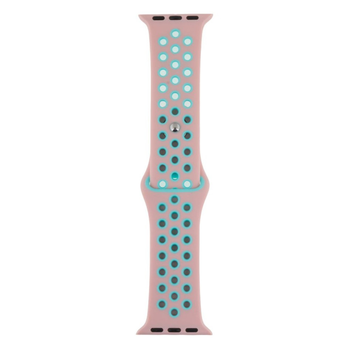 Ремешок Silicone Nike для Apple Watch 38 / 40mm + Protect Case, 20, Pink Turquoise